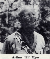 Arthur Myer, First Eagle Scout in California helped Oakland's first summer camp near Lagunitas, Photo from 1966 Arthur Myer, First Eagle Scout in California helped Oakland's first summer camp near Lagunitas, Photo from 1966